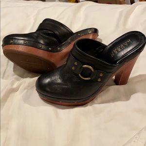 Ralph Lauren leather clog